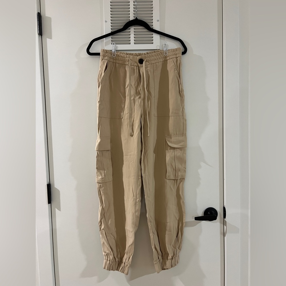 Zara Beige Cargo Pants